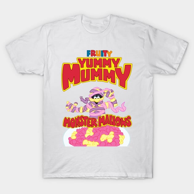 fruity yummy mummy box T-Shirt by AlanSchell76